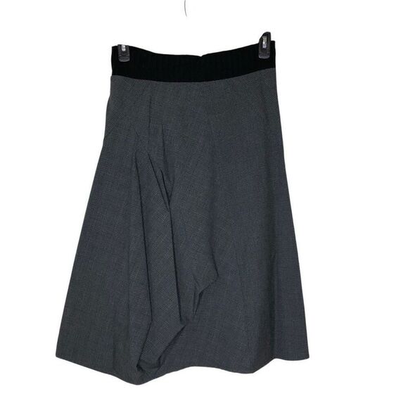 03322 Gray & Blk Mixed Plaid Fairy Grunge, Whimsygoth, Dk Academia Skirt Sz M - Picture 4 of 16